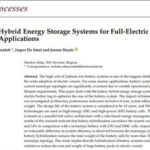 Battery Hybrid Energy Storage Systems for Full-Electric Marine Applications